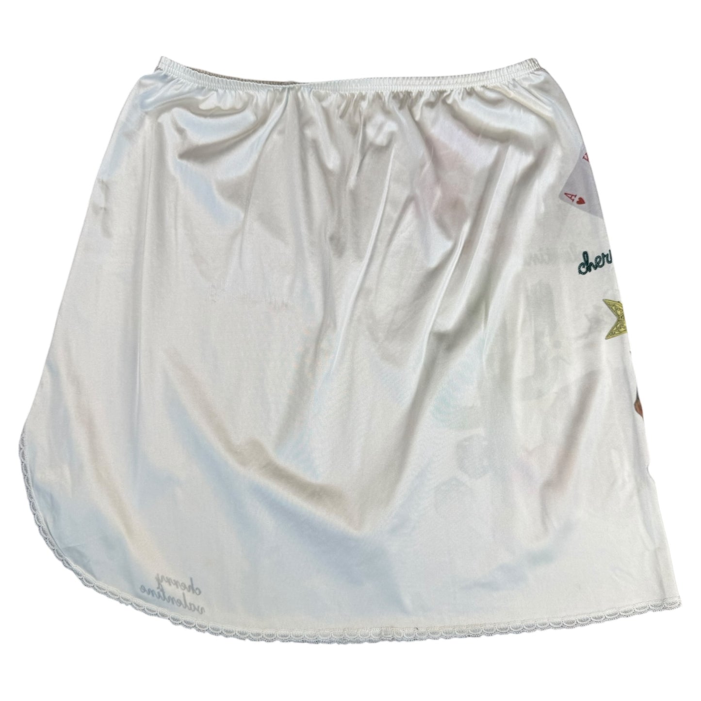 CHERRY VALENTINE WESTERN DREAMS SLIP SKIRT SAMPLE - S