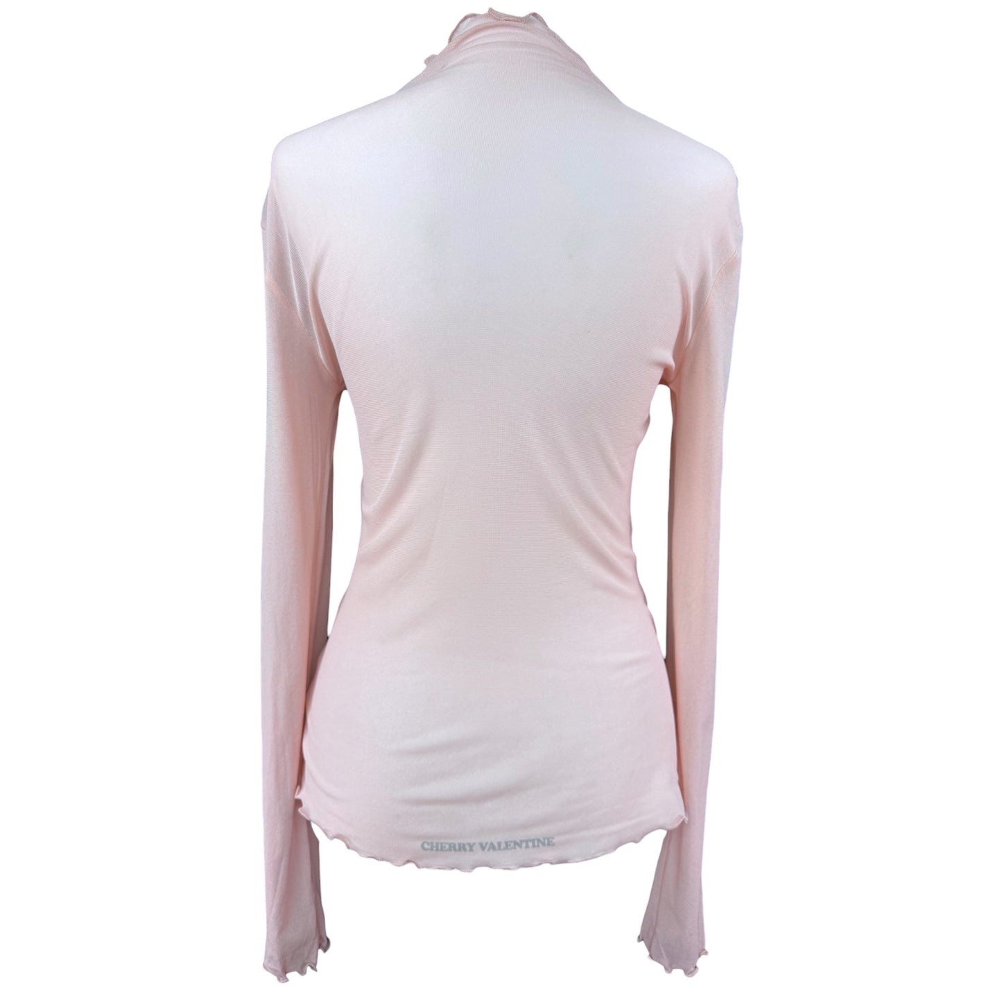 PRETTY PILLS PINK MESH TOP - M