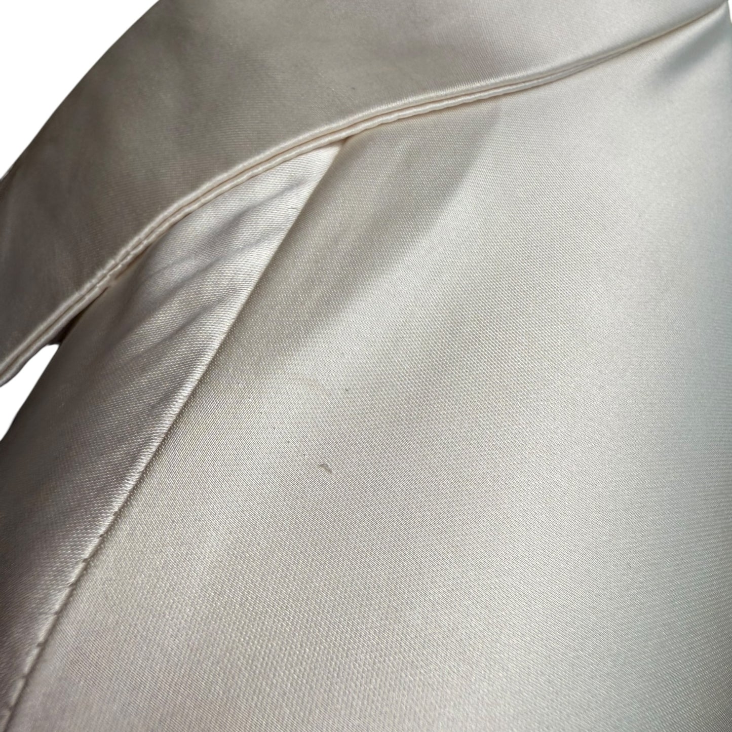 7 DEADLY RATS SLINKY WHITE BUTTON UP - XS