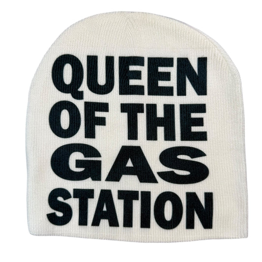 QUEEN OF THE GAS STATION BEANIE *READY TO SHIP*