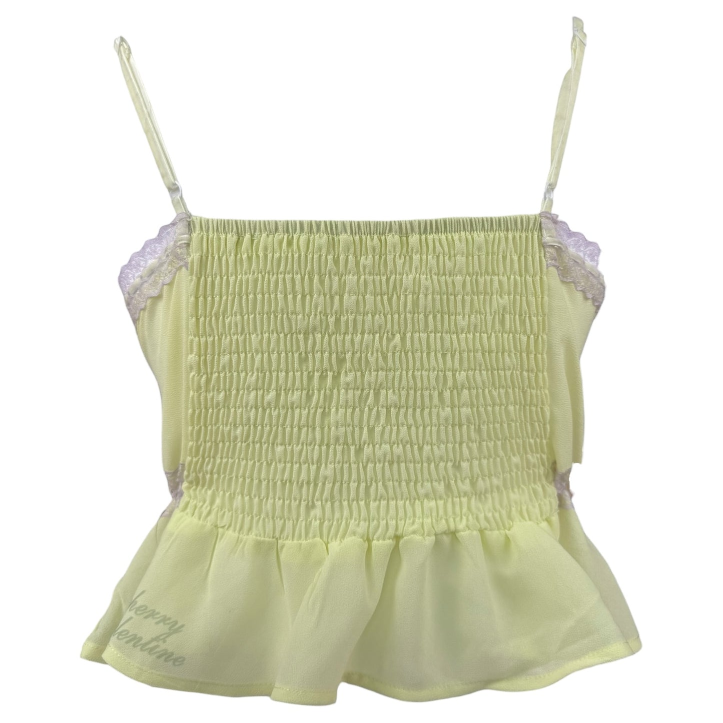 SEX DRUGS ROCK N ROLL LACE CAMI TOP - S