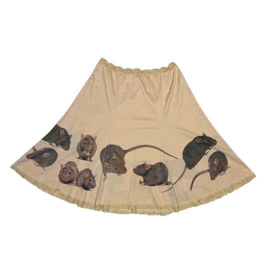 RAT ROW TAN SKIRT - M