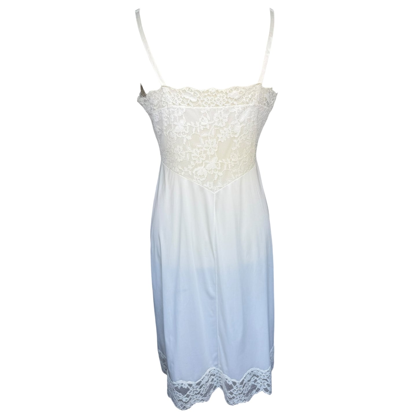 RAT WHITE LACE SLIP DRESS SAMPLE - M