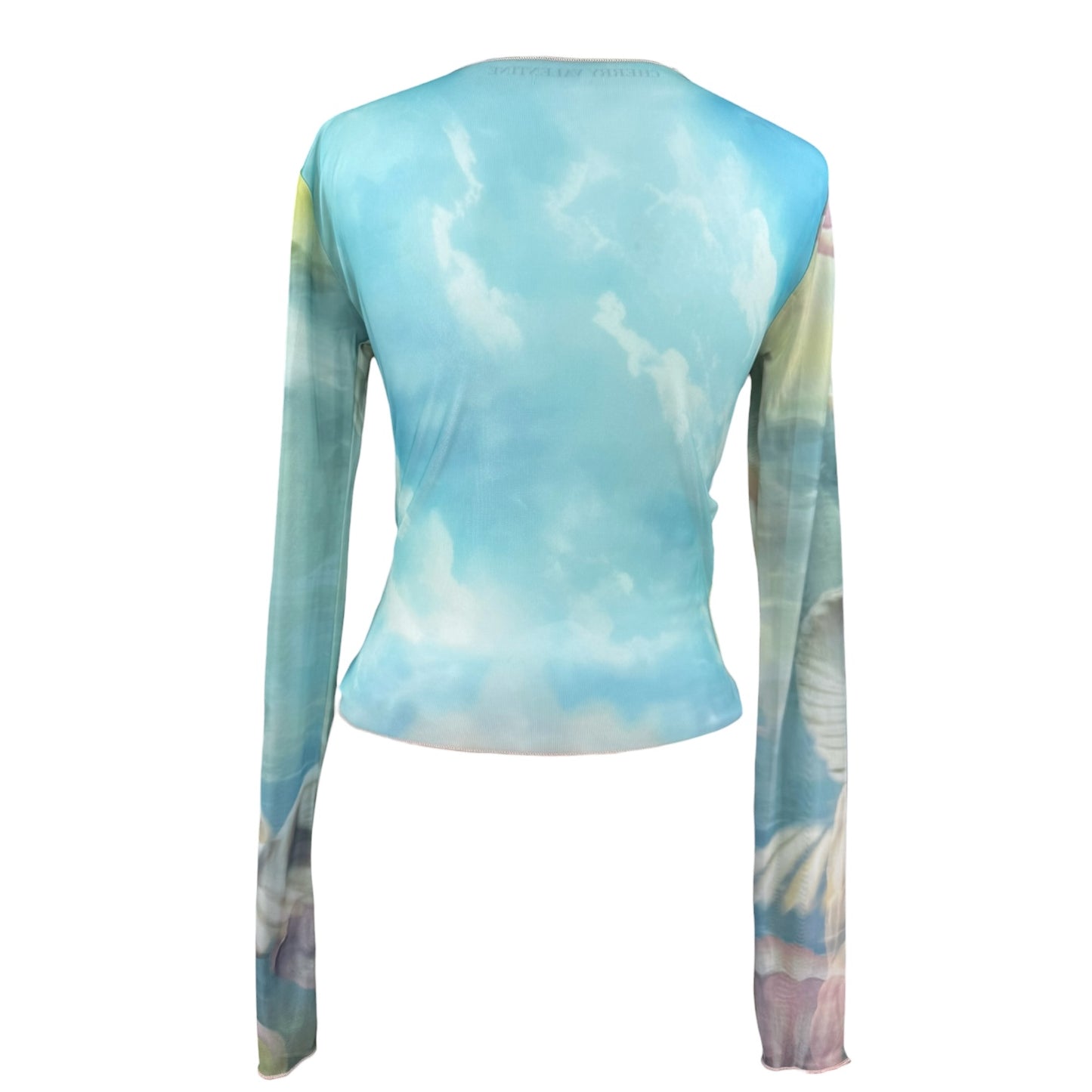 BLUE MERMAID MESH LONG SLEEVE - M