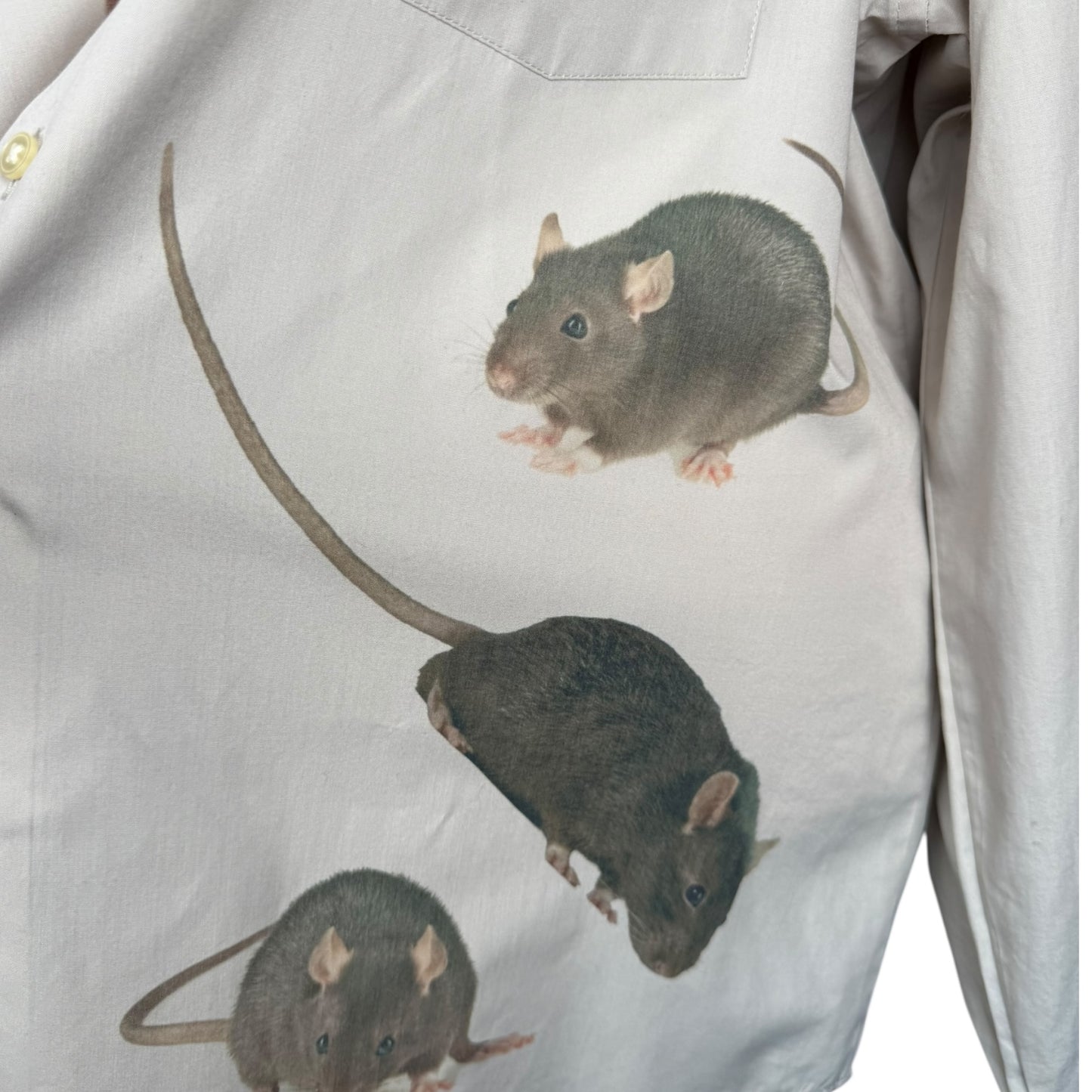 RATS TAN LONG SLEEVE BUTTON UP 2 - XL
