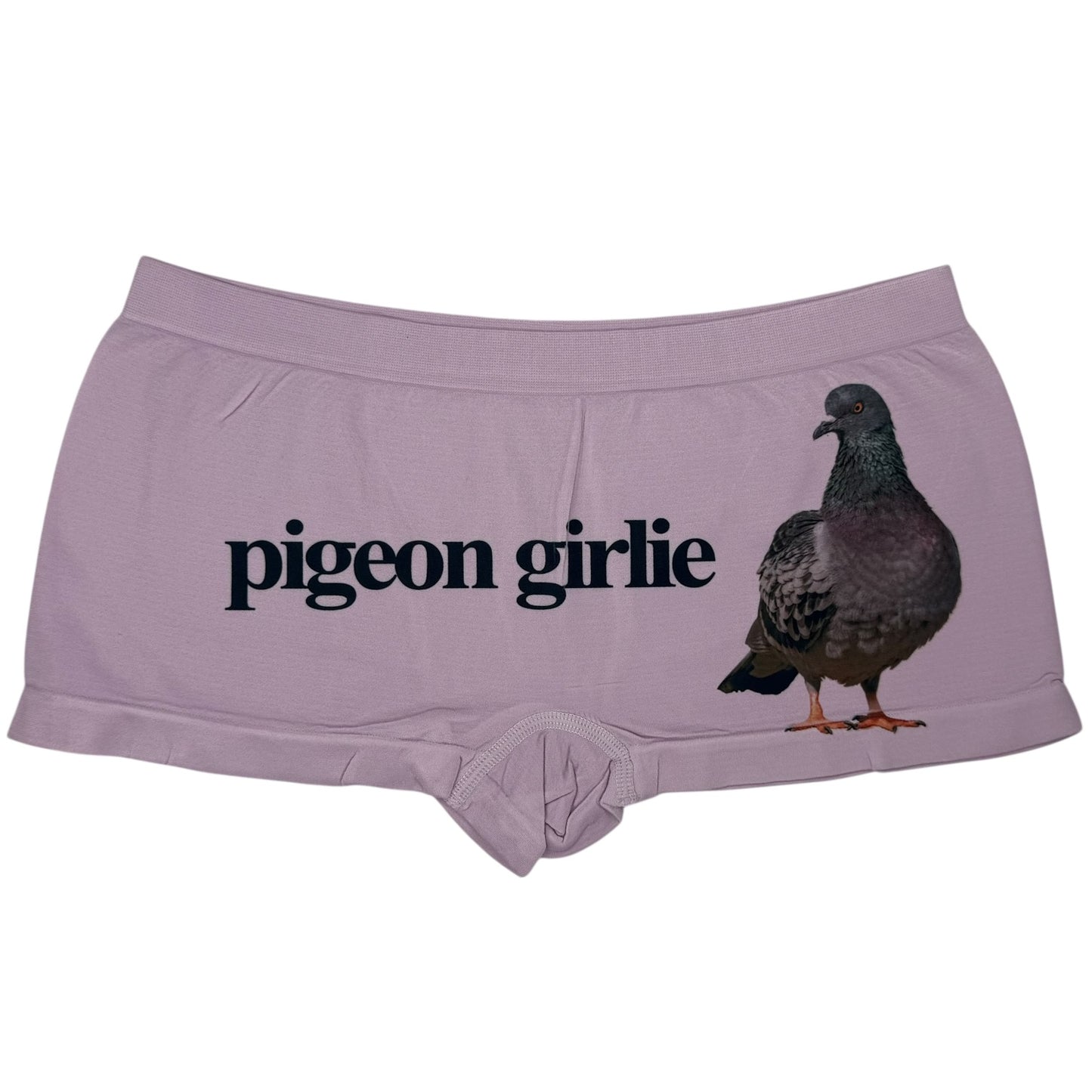 PIGEON GIRLIE LAVENDER BOYSHORT UNDIES SAMPLE - L