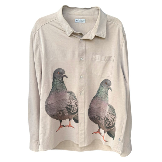 PIGEON TAN SHIRT - MENS XXL