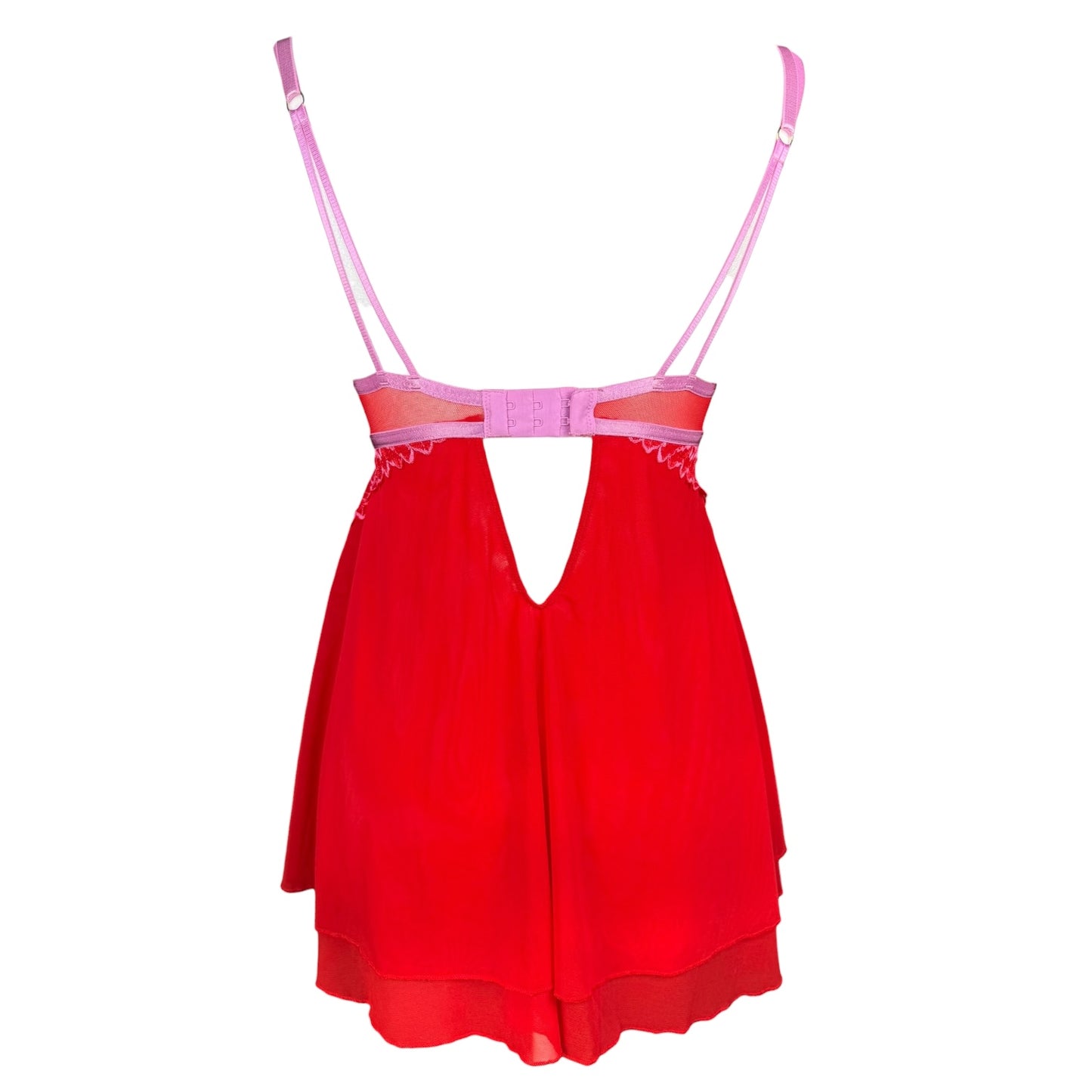 7 DEADLY SINS RED BABYDOLL TANK - XS