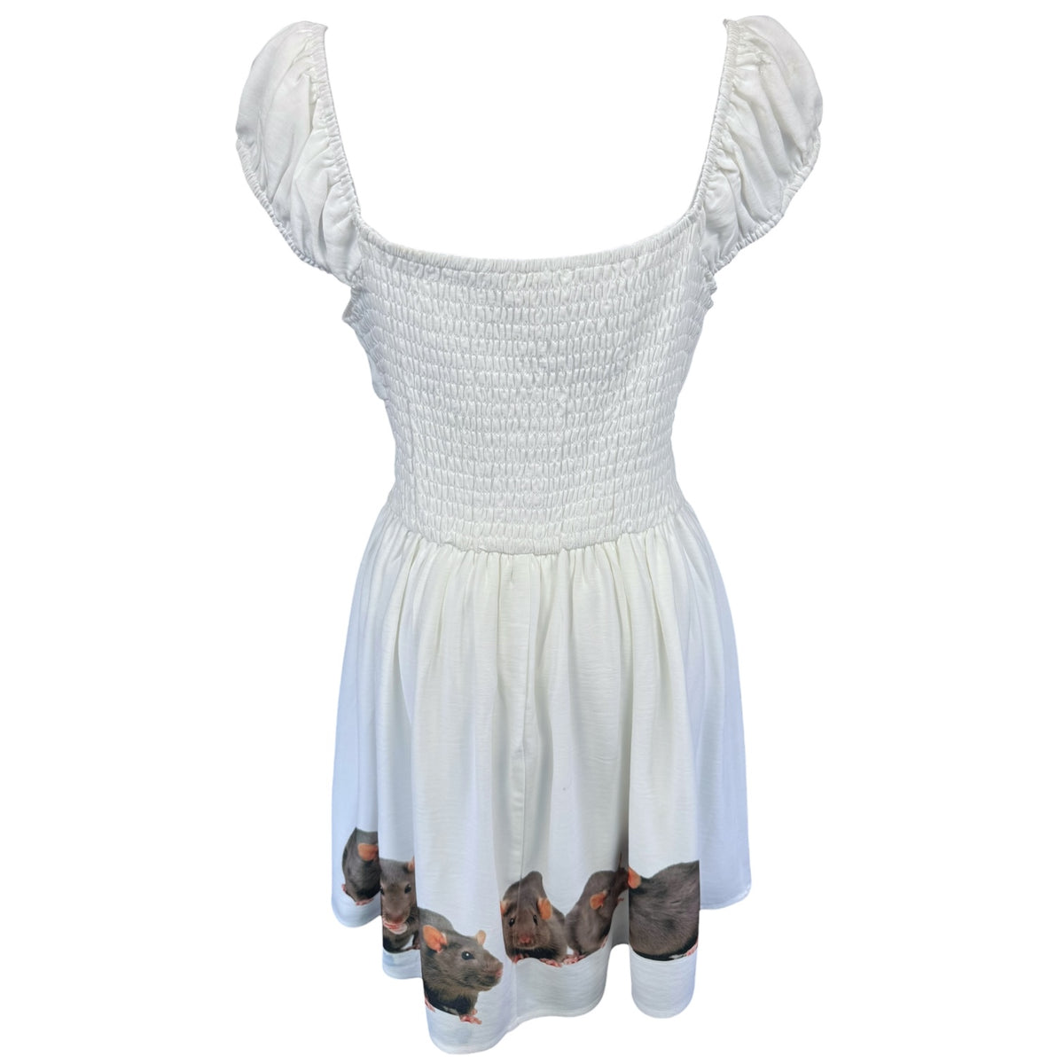 Lab Rats Dress WHITE RAT SAMPLE CORSET DRESS - L – Cherry Valentine