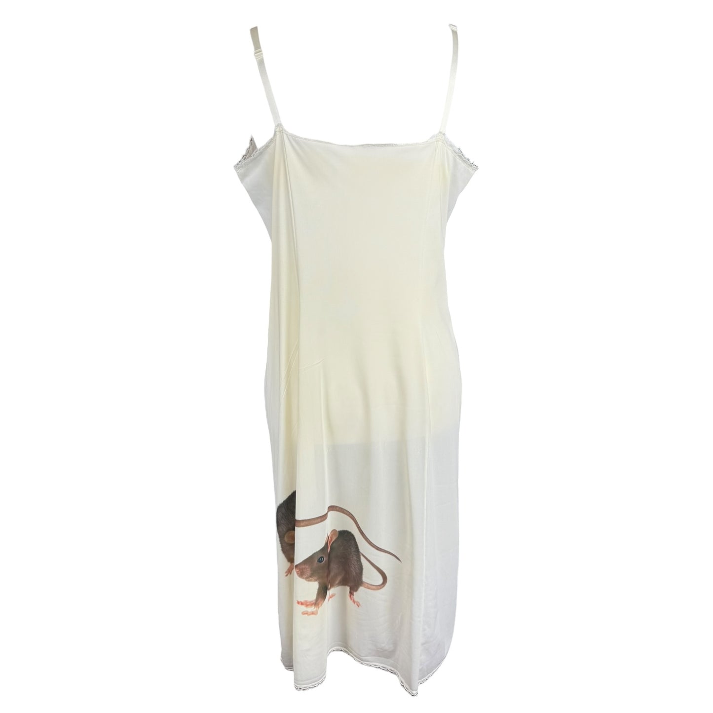 RAT WHITE LACE SLIP DRESS SAMPLE - M