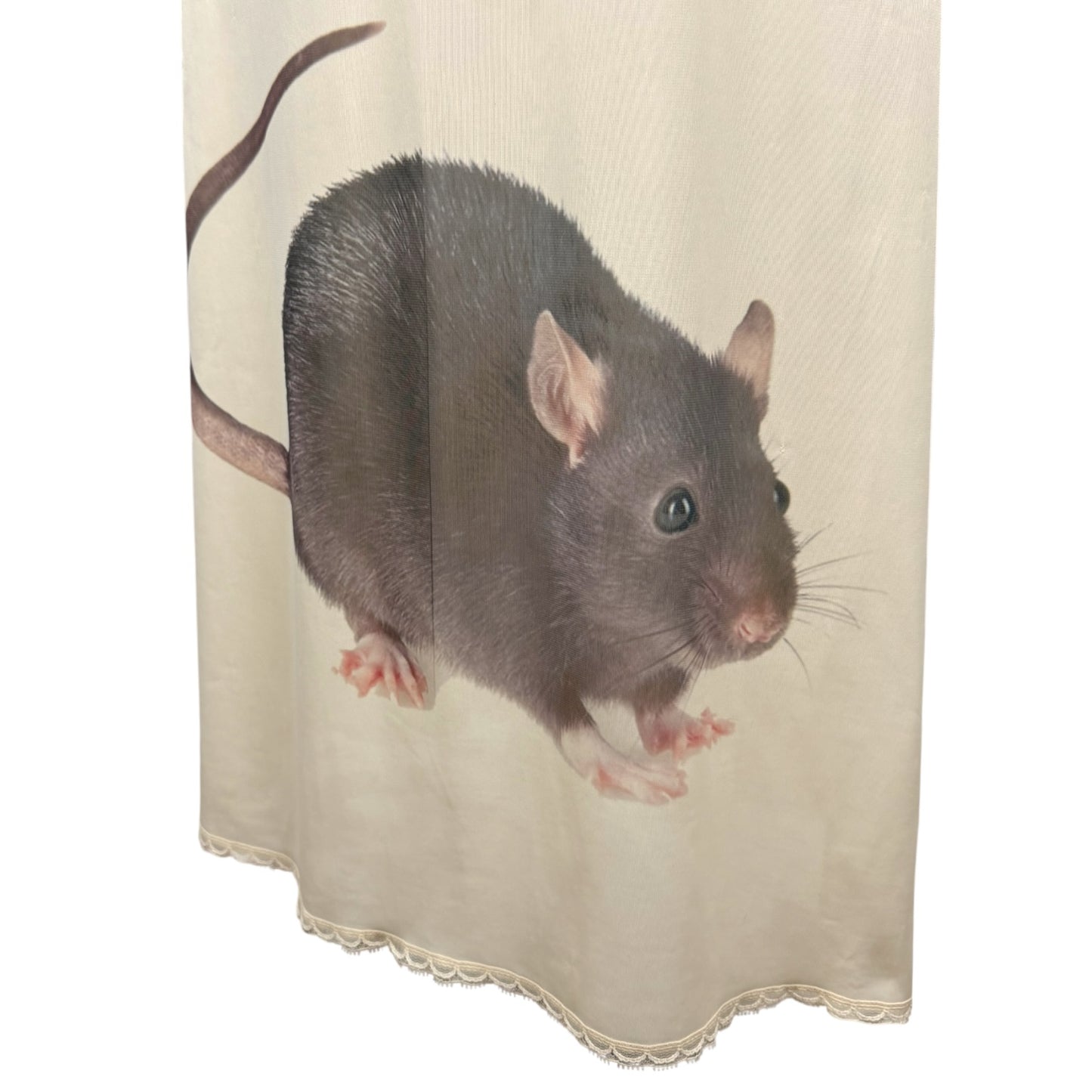 BIG RAT BEIGE LONG DRESS SAMPLE - S