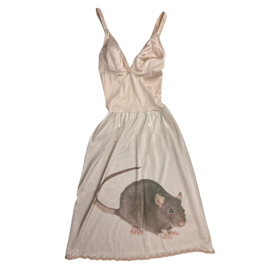 BIG RAT TANK SLIP DRESS - XXS