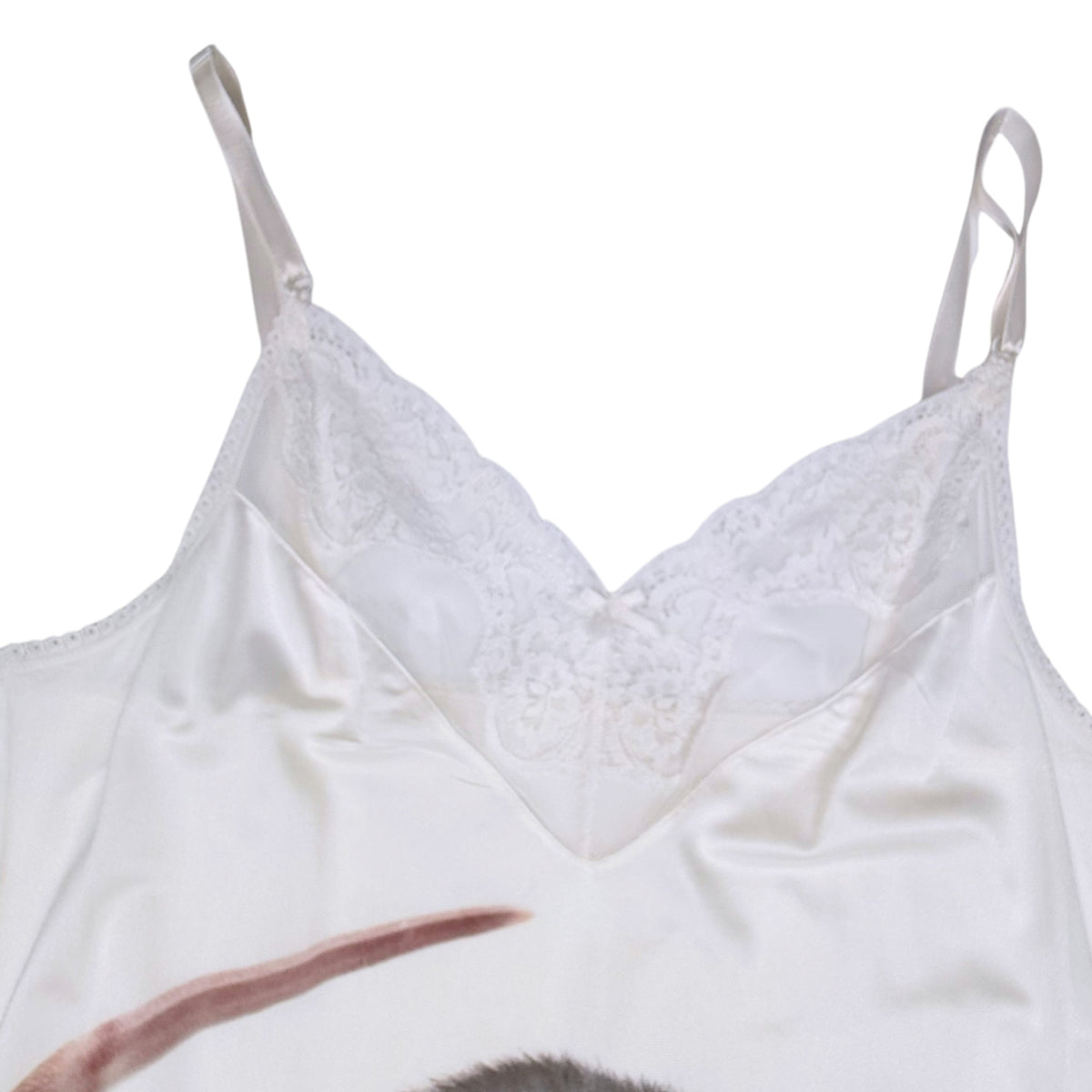 BIG RAT 2 WHITE LACE DRESS - S