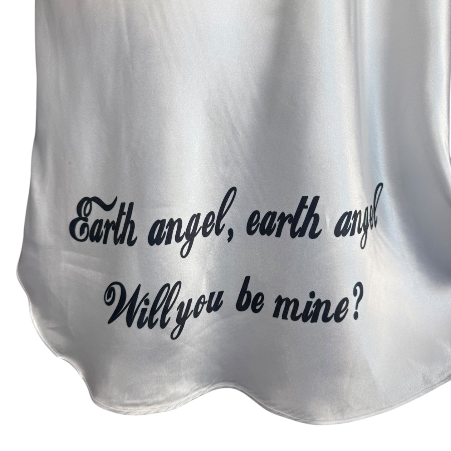EARTH ANGEL WHITE SLIP DRESS SAMPLE - XL