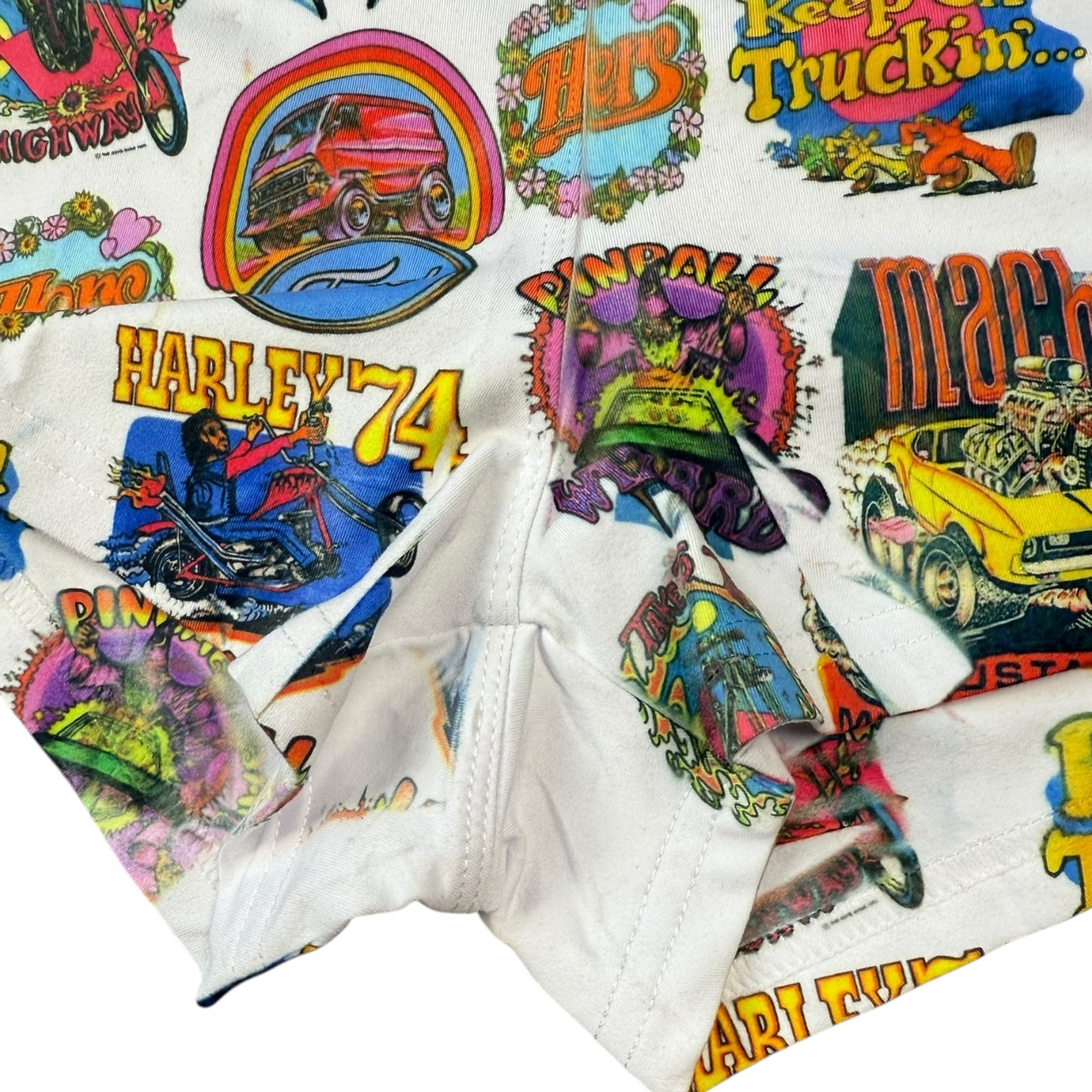 IRON ON YOGA SHORTS SAMPLE - XS