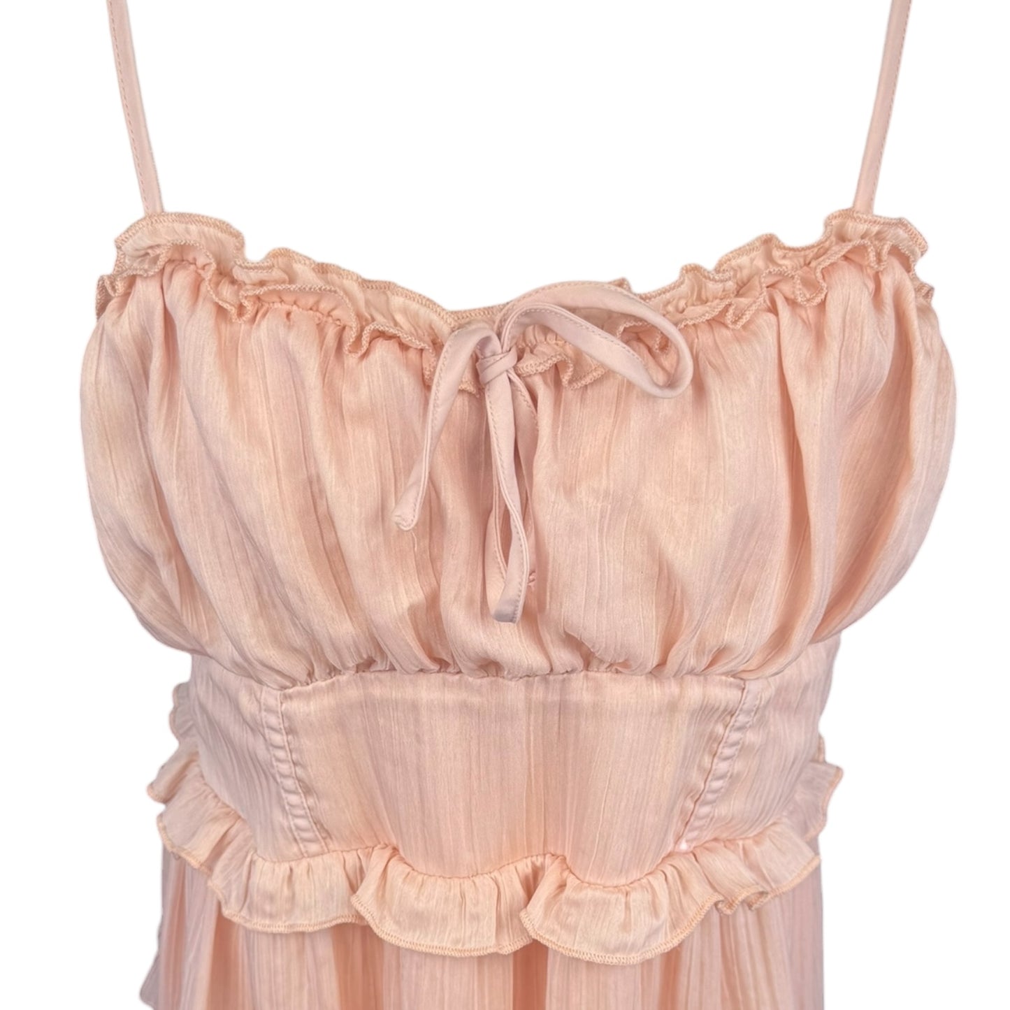 RAT PINK TIERED DRESS - XL