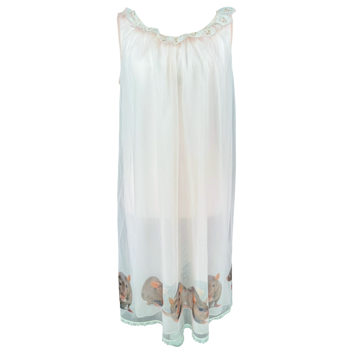RAT PINK NIGHTIE DRESS - M