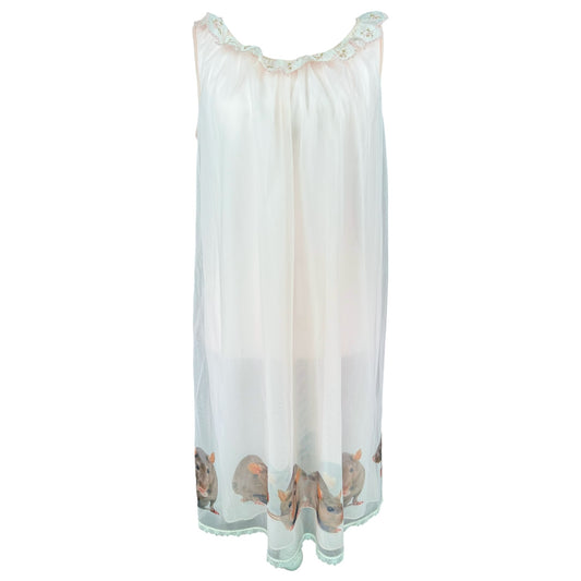 RAT PINK NIGHTIE DRESS - M