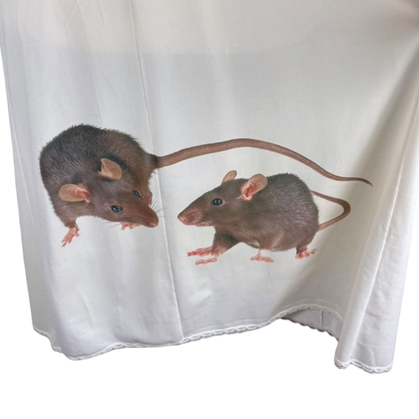 RAT WHITE LACE SLIP DRESS SAMPLE - M