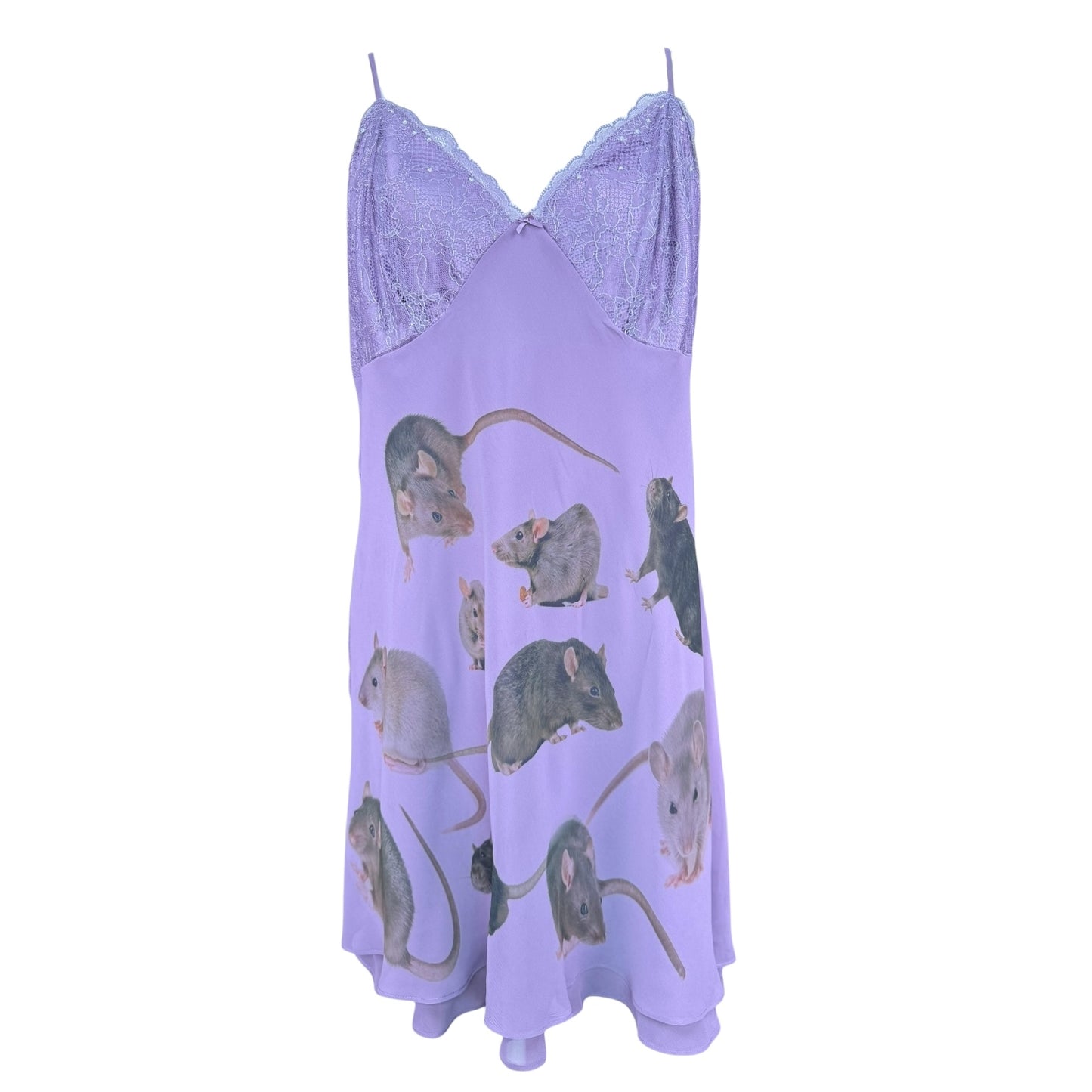 PURPLE RAT SLIP SAMPLE DRESS - XL