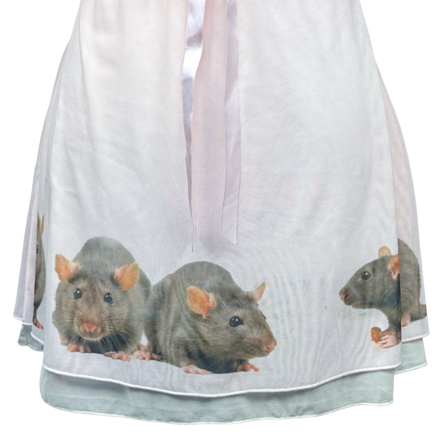 RAT LINE UP PINK BABYDOLL TANK - M