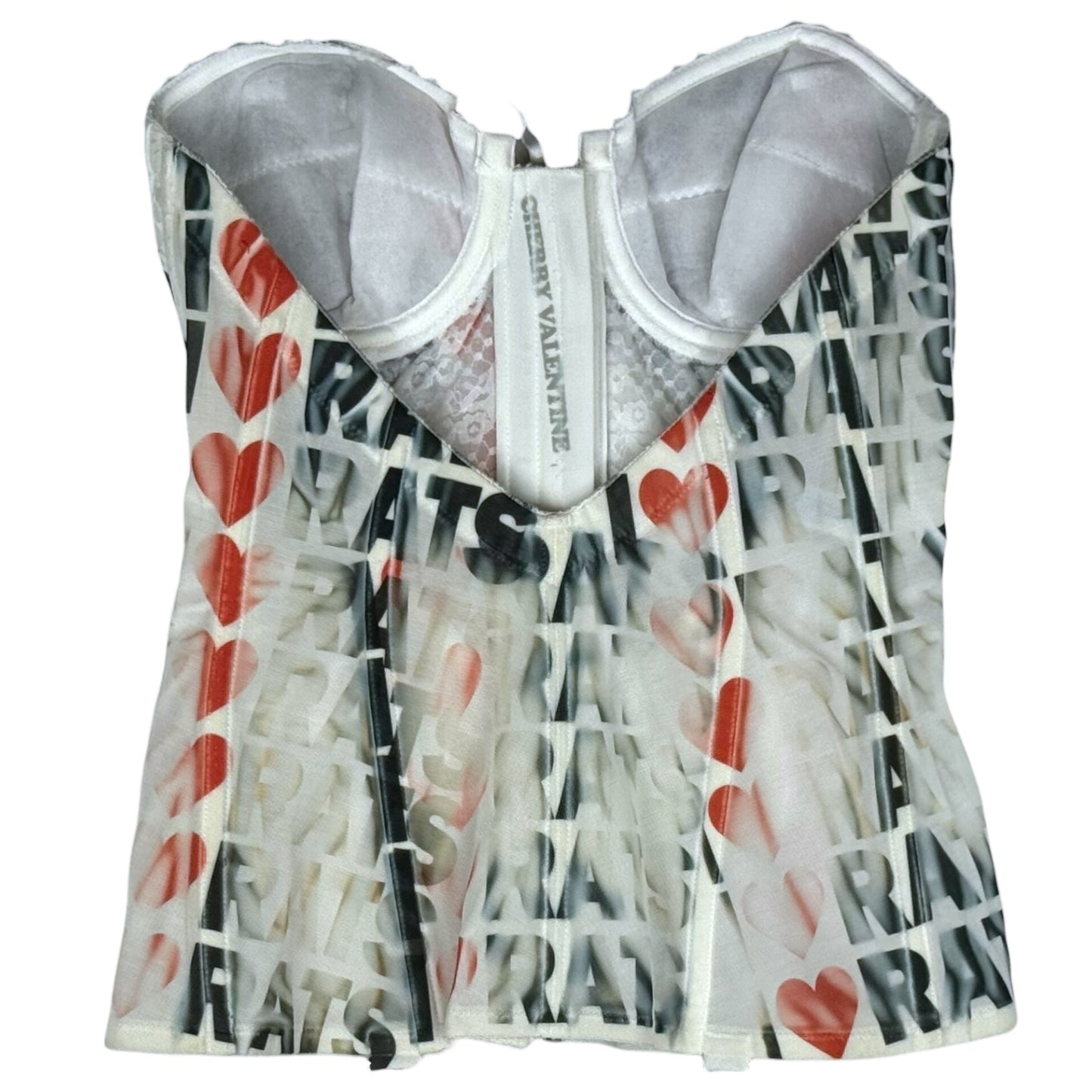 ILOVERATS WHITE CORSET - 36B