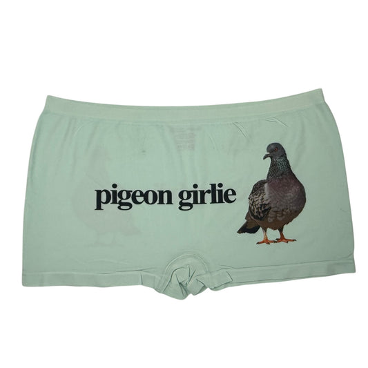 PIGEON GIRLIE SEAFOAM BOYSHORT UNDIES - 2XL
