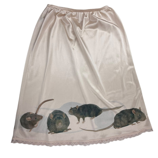 RATS BLUSH PINK LONG SKIRT - S