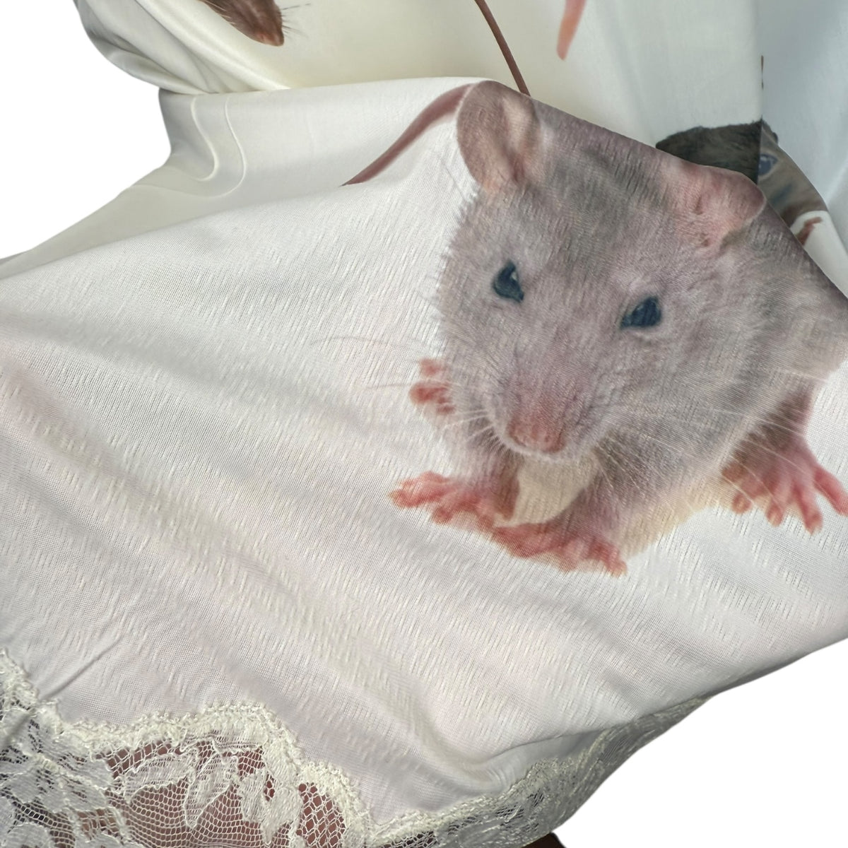 Lab Rats Dress RAT WHITE LACE SLIP DRESS SAMPLE - M – Cherry Valentine
