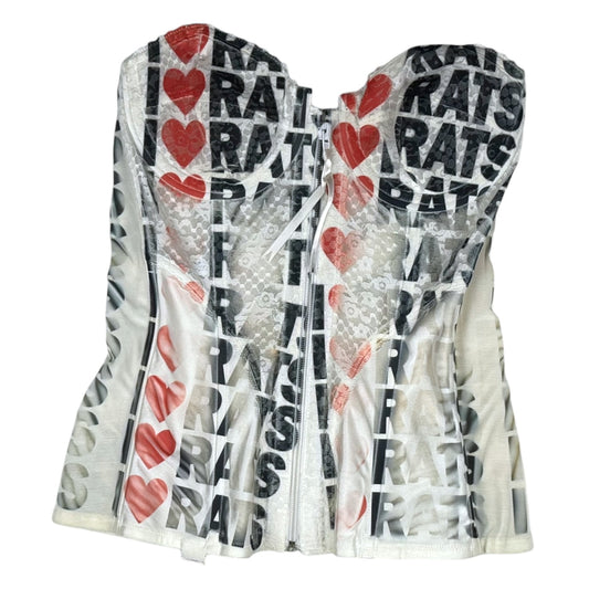 ILOVERATS WHITE CORSET - 36B