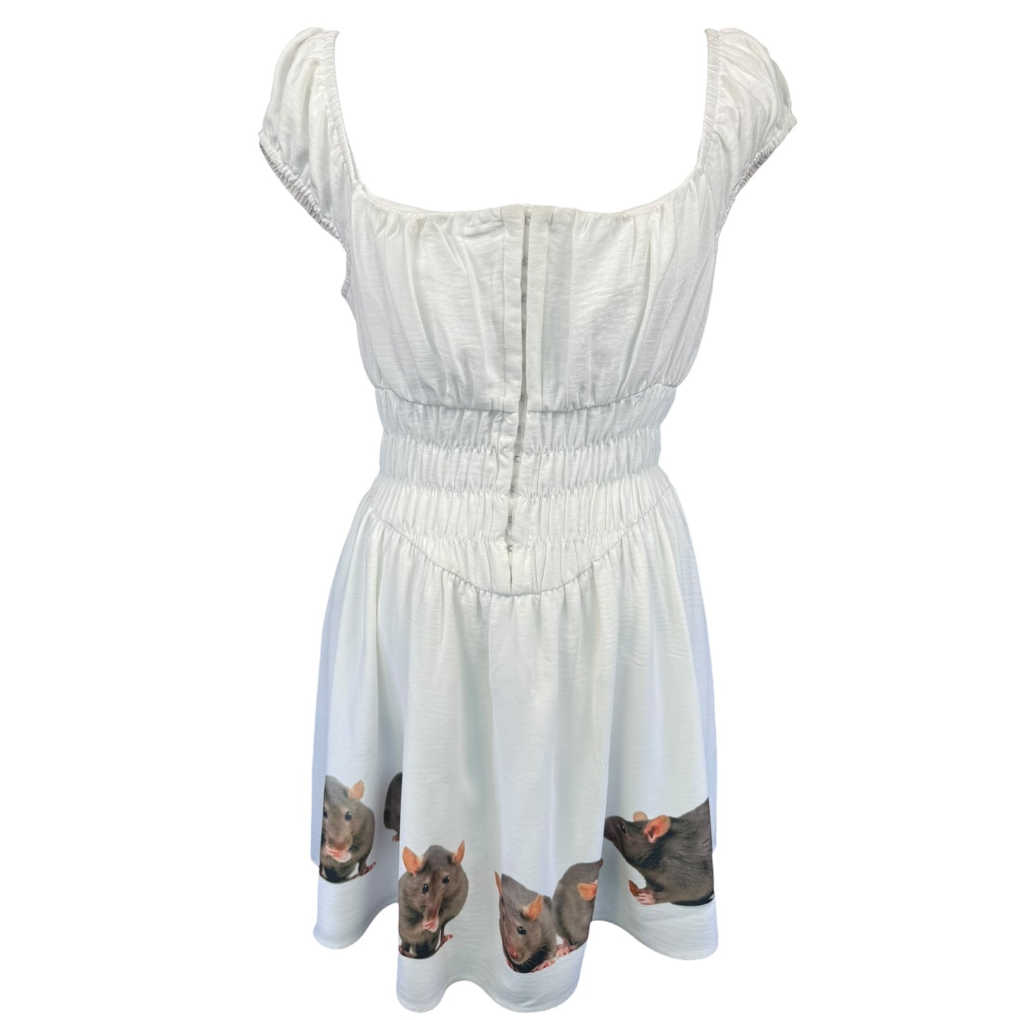 WHITE RAT SAMPLE CORSET DRESS  - L