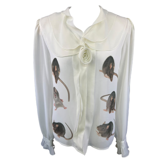 RAT ROSETTE BLOUSE - S