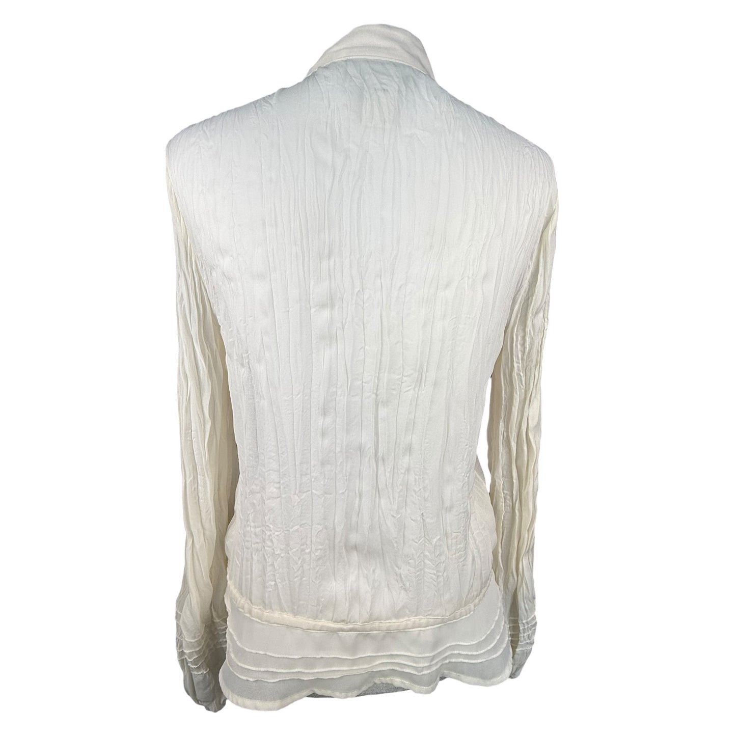 RAT CREAM LACE TIE BLOUSE - S