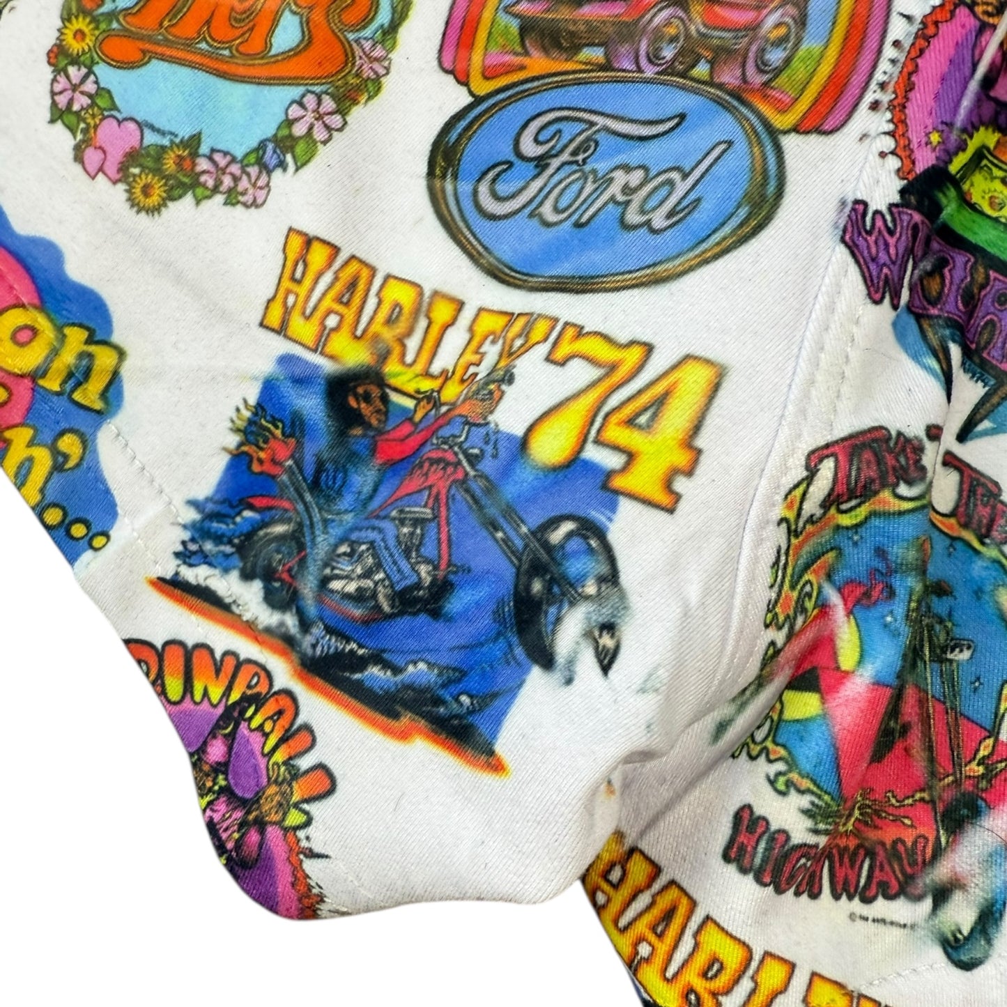 IRON ON YOGA SHORTS SAMPLE - XS