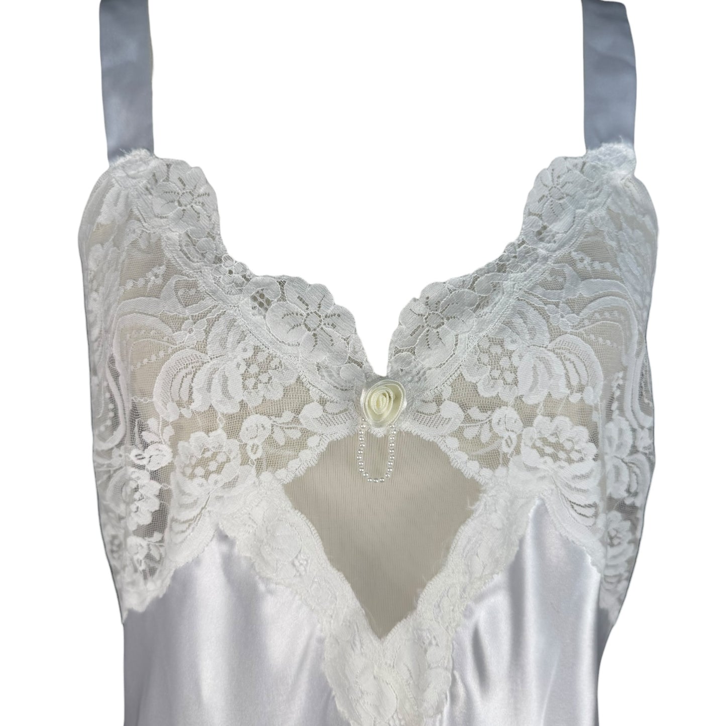 EARTH ANGEL WHITE SLIP DRESS SAMPLE - XL