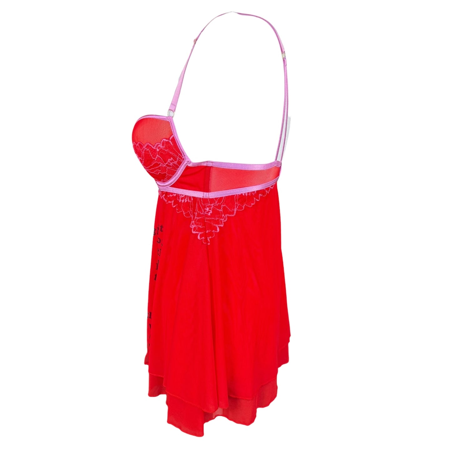 7 DEADLY SINS RED BABYDOLL TANK - XS