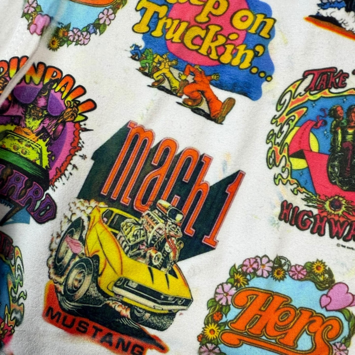 IRON ON YOGA SHORTS SAMPLE - XS