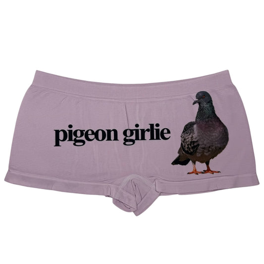PIGEON GIRLIE LAVENDER BOYSHORT UNDIES SAMPLE - L