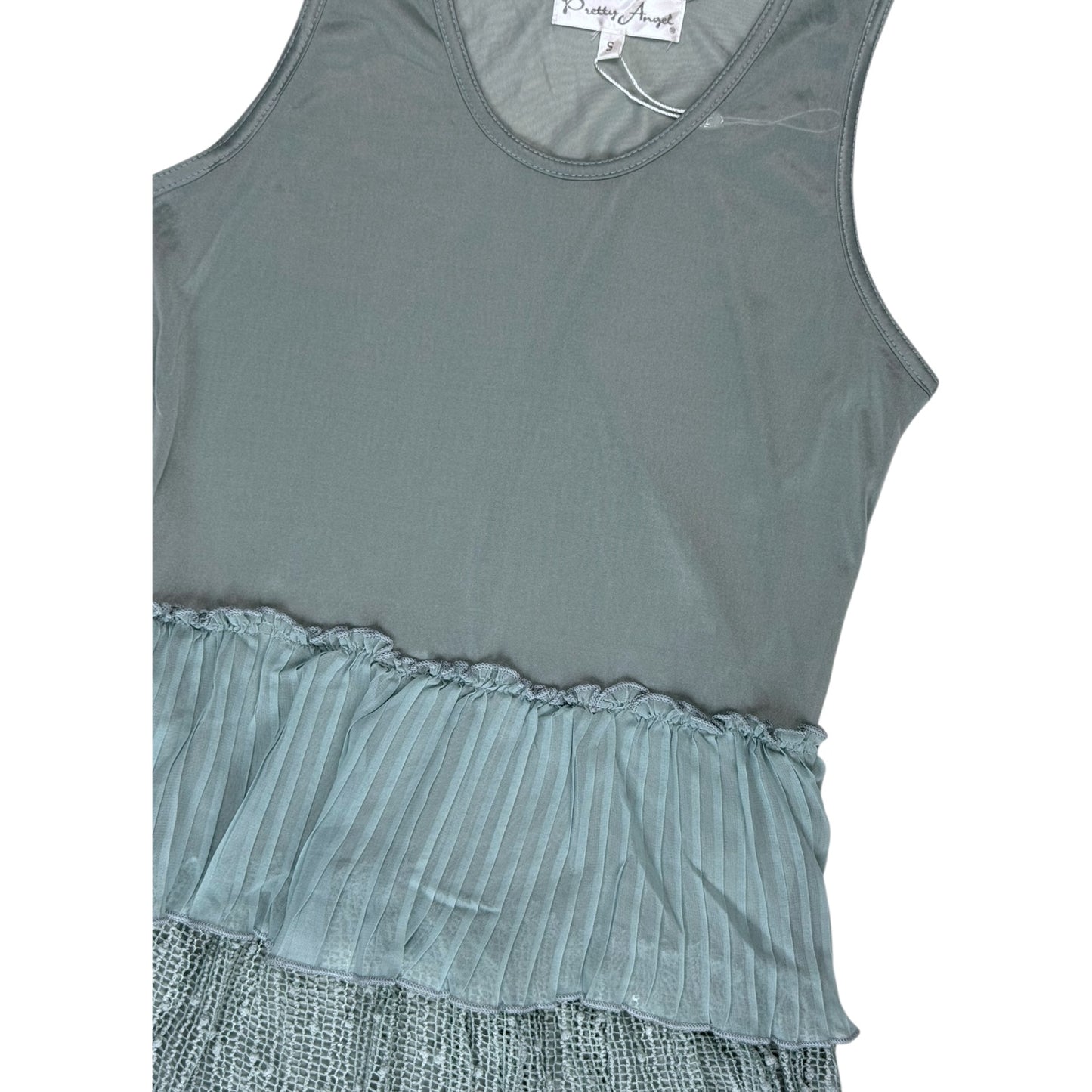 VINTAGE SEAFOAM MINI DRESS l S