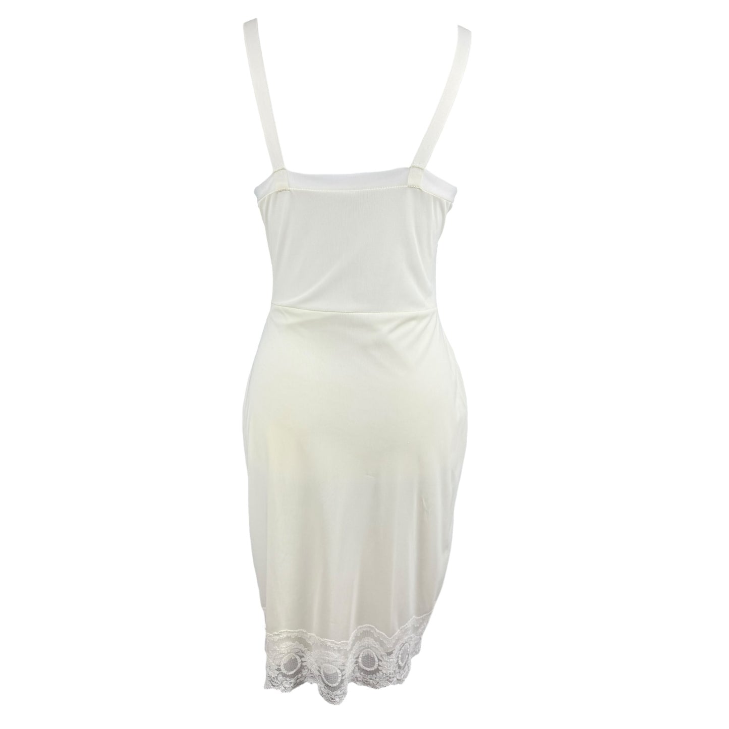 BIG RAT WHITE SLIP DRESS - S