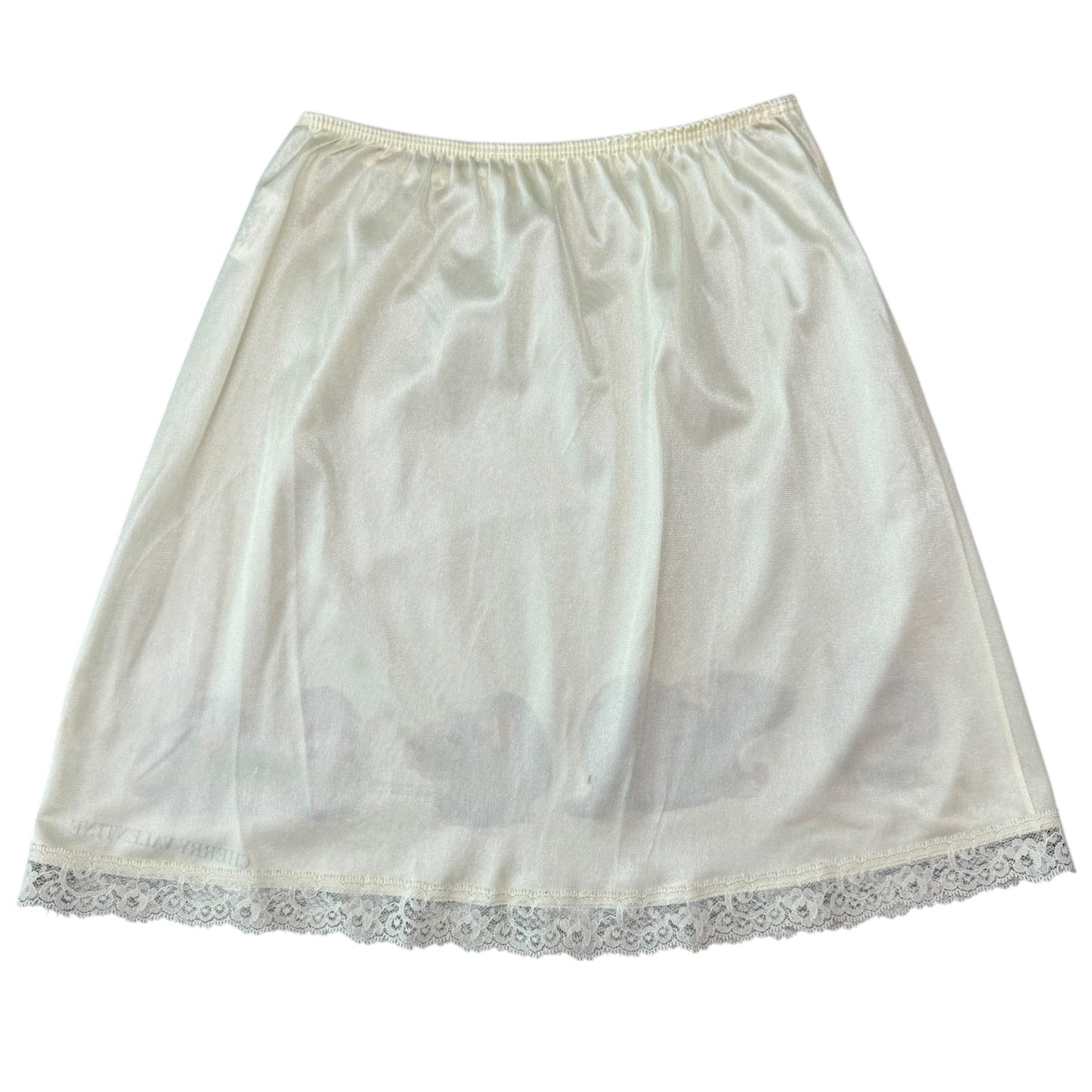 RATTY CREAM SKIRT - XS