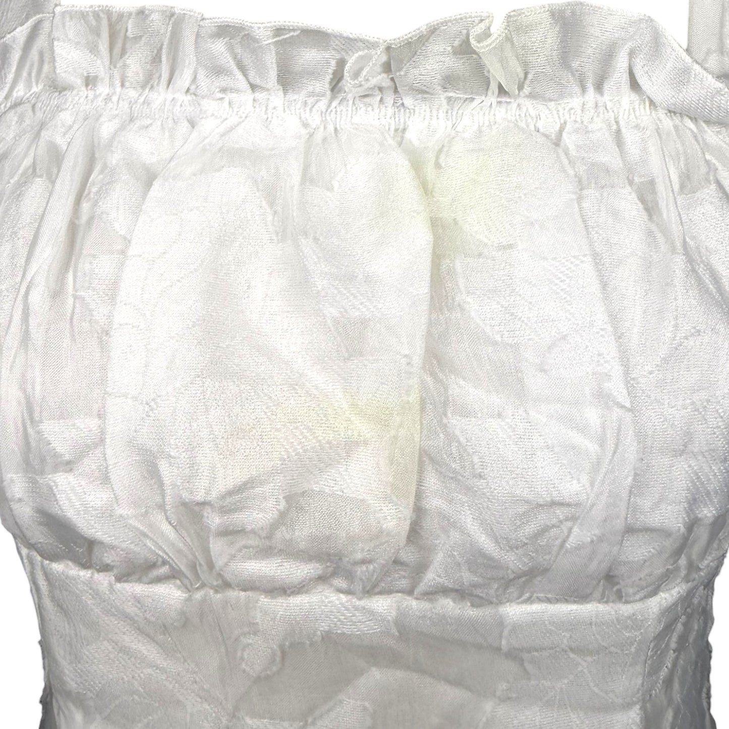 RATS BABYDOLL WHITE DRESS SAMPLE - S