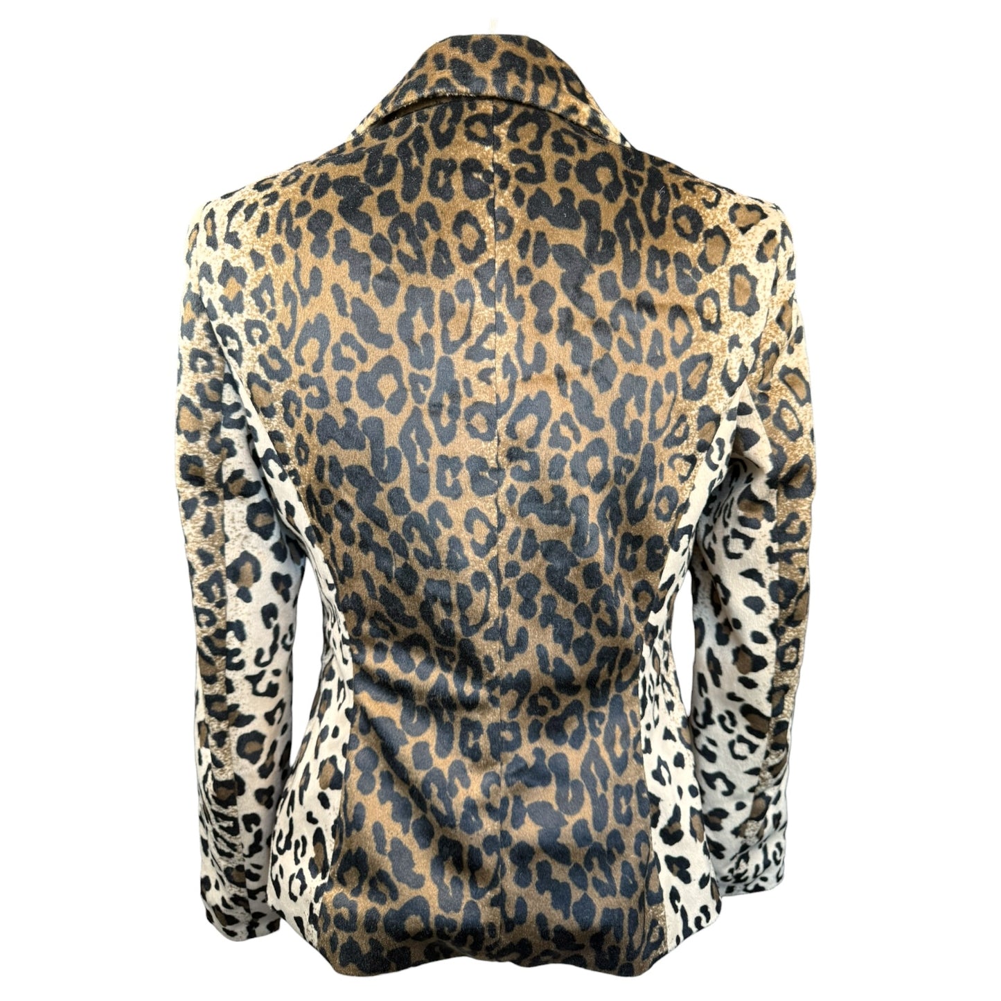 CHERRY LUST LEOPARD BLAZER JACKET - M