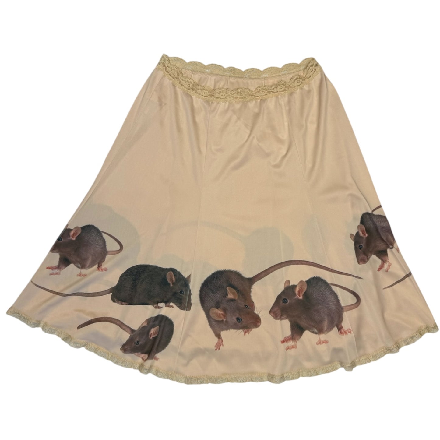 RAT ROW TAN SKIRT - M