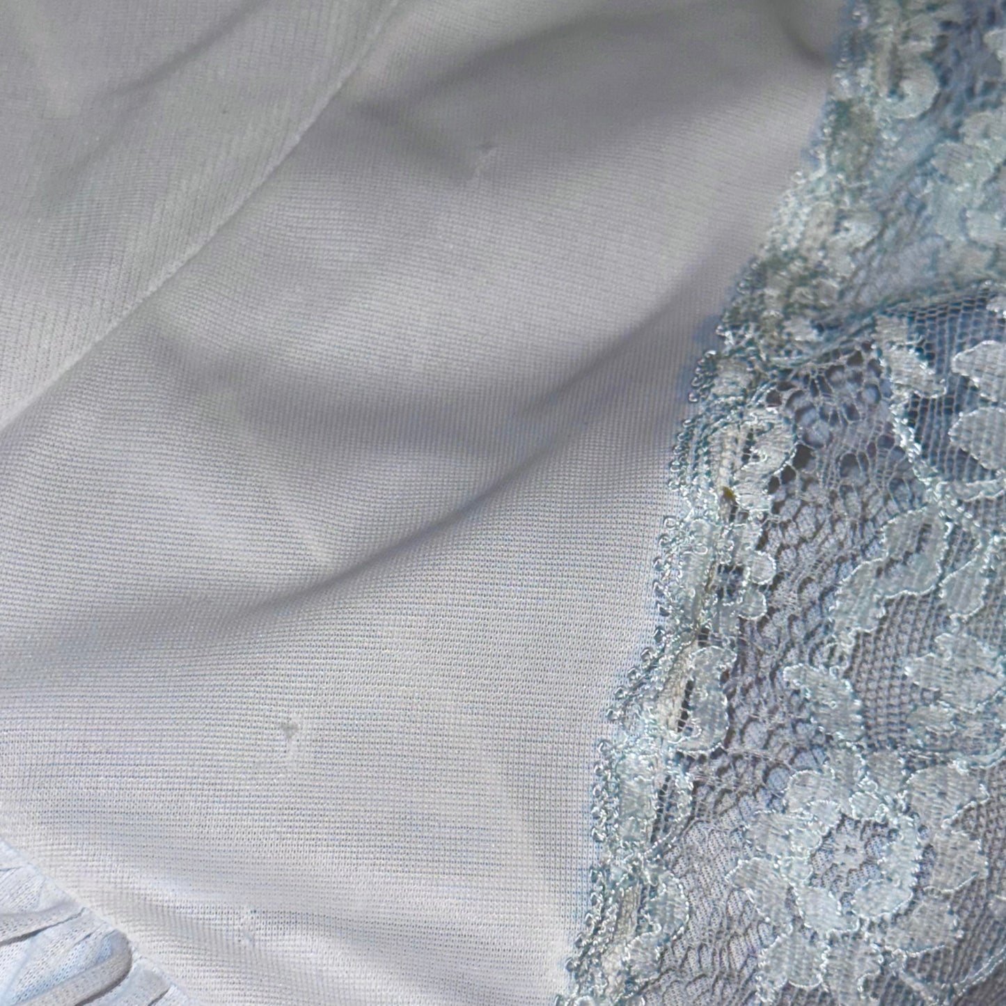 BLUE PIGEON TIE UP NIGHTIE TOP - L