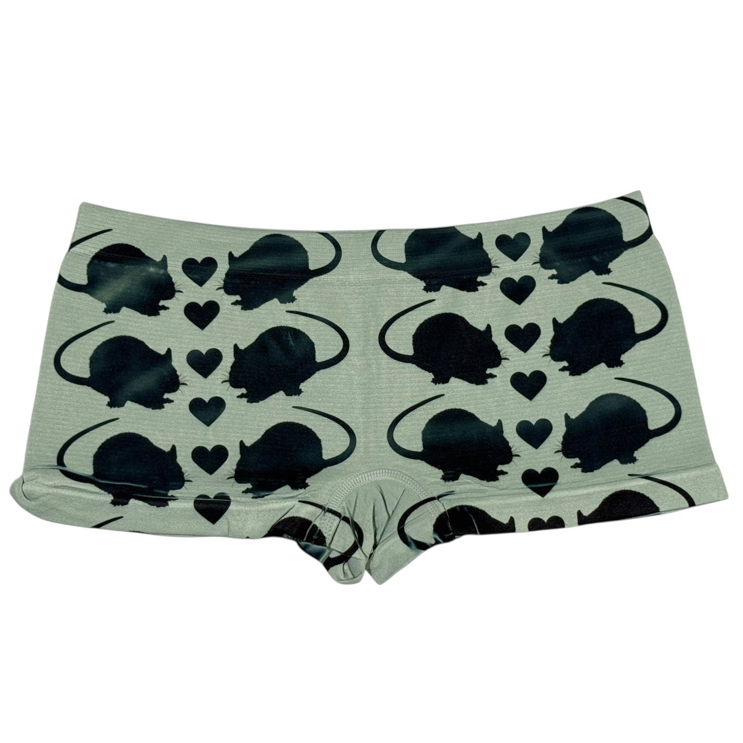 RAT KHAKI GREEN BOYSHORT UNDIES - M
