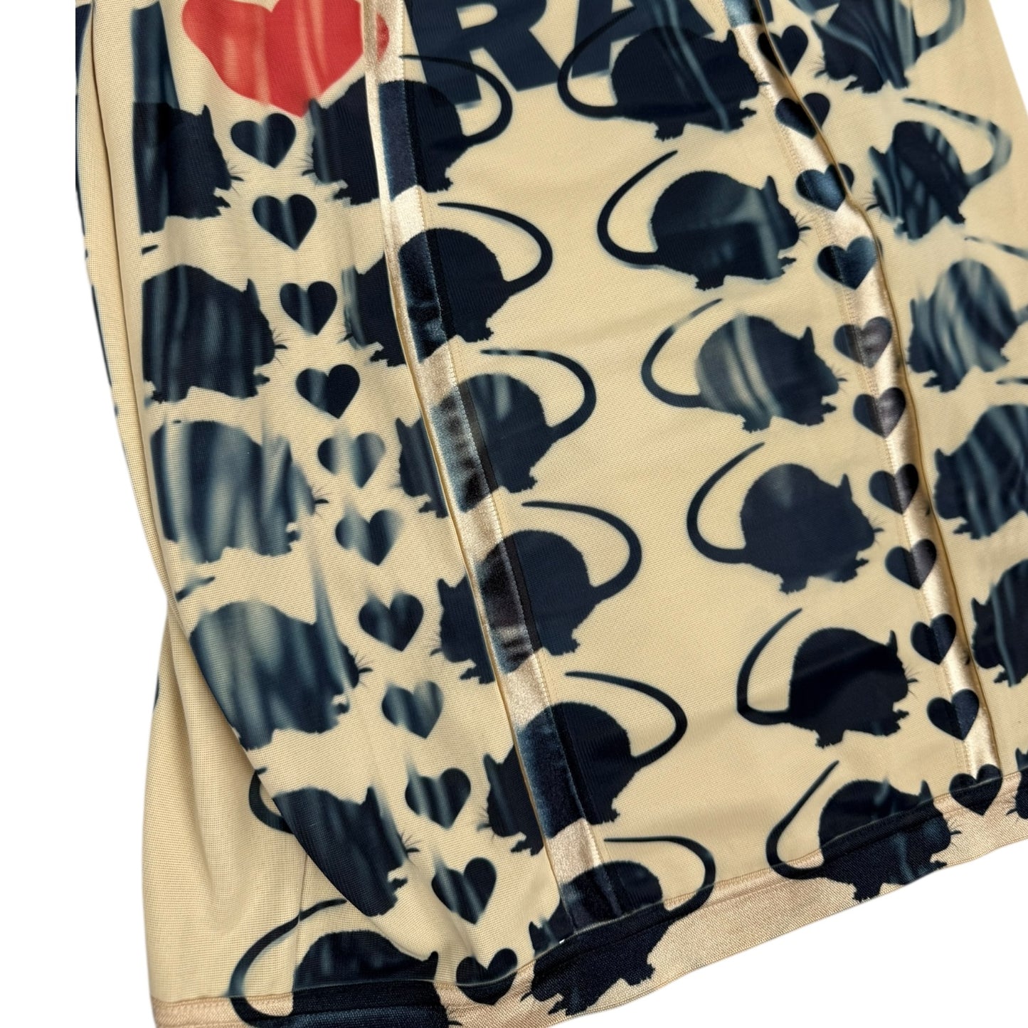 PUNK RAT BODYCON TUBE DRESS - S