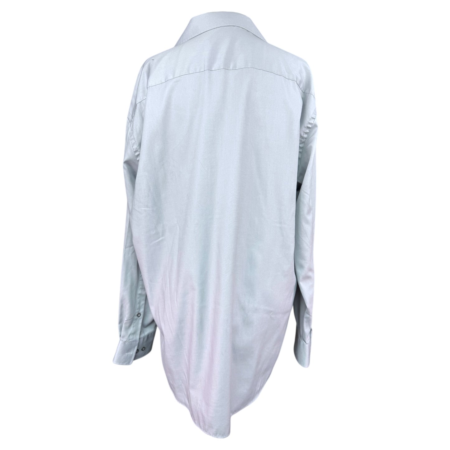 GRAY RAT BUTTON UP - XL