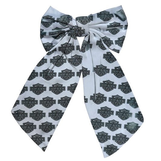 CHERRY VALENTINE MOTORCYCLES BLUE BOW SAMPLE