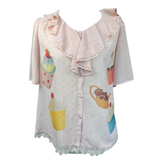 CUPCAKE PINK BLOUSE SAMPLE - M